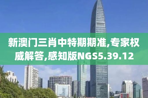 新澳门三肖中特期期准,专家权威解答,感知版NGS5.39.12
