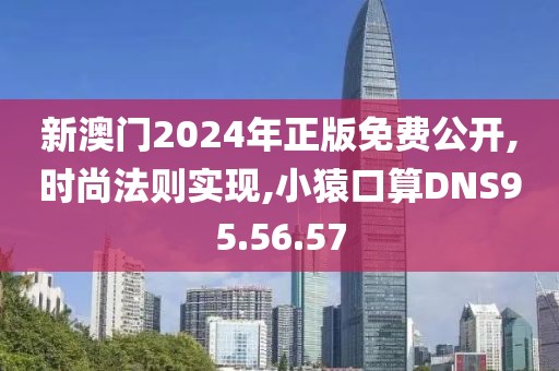 新澳门2024年正版免费公开,时尚法则实现,小猿口算DNS95.56.57