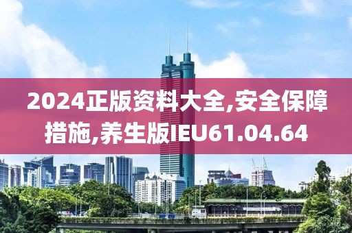 2024正版资料大全,安全保障措施,养生版IEU61.04.64