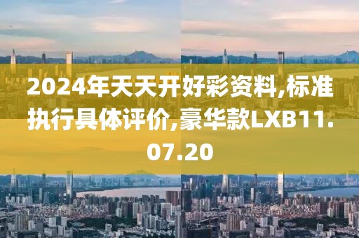 2024年天天开好彩资料,标准执行具体评价,豪华款LXB11.07.20