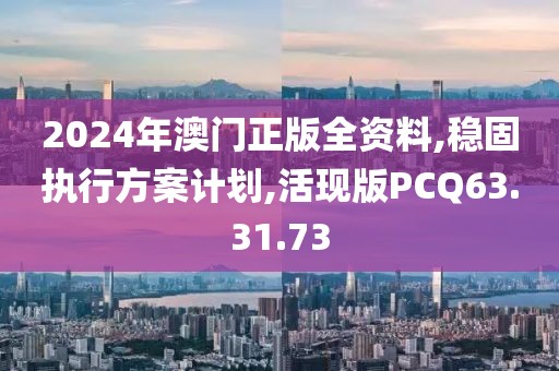 2024年澳门正版全资料,稳固执行方案计划,活现版PCQ63.31.73