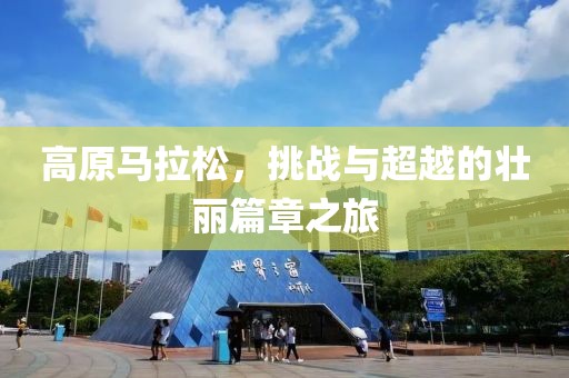 高原马拉松，挑战与超越的壮丽篇章之旅