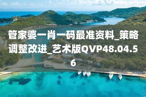管家婆一肖一码最准资料_策略调整改进_艺术版QVP48.04.56