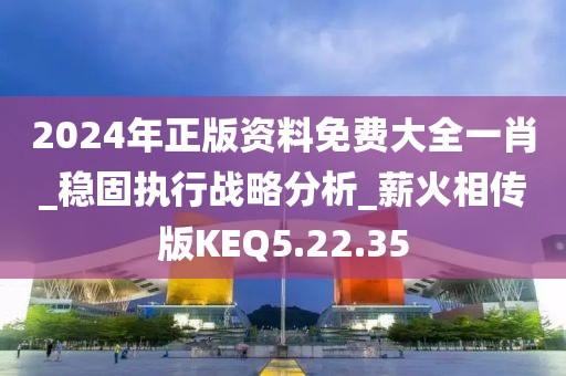 2024年正版资料免费大全一肖_稳固执行战略分析_薪火相传版KEQ5.22.35
