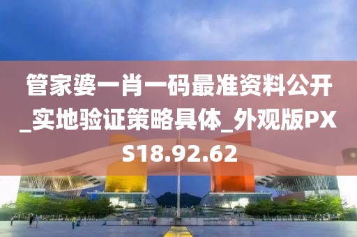 管家婆一肖一码最准资料公开_实地验证策略具体_外观版PXS18.92.62