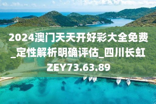 2024澳门天天开好彩大全免费_定性解析明确评估_四川长虹ZEY73.63.89