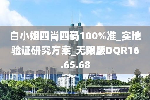 白小姐四肖四码100%准_实地验证研究方案_无限版DQR16.65.68