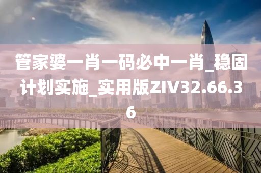 管家婆一肖一码必中一肖_稳固计划实施_实用版ZIV32.66.36