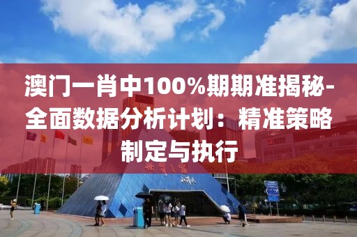 澳门一肖中100%期期准揭秘-全面数据分析计划：精准策略制定与执行