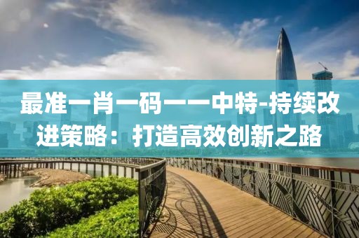 最准一肖一码一一中特-持续改进策略：打造高效创新之路