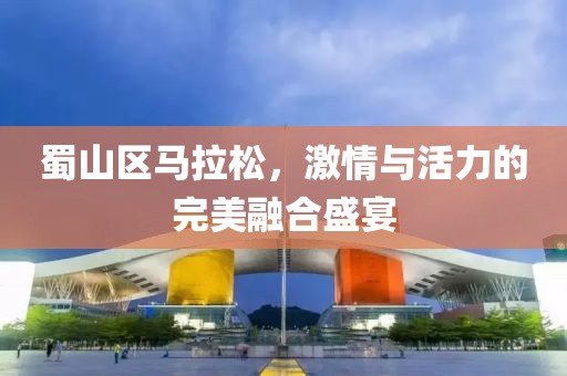 蜀山区马拉松，激情与活力的完美融合盛宴