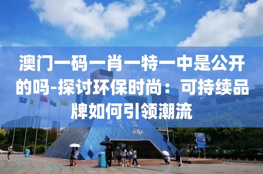 澳门一码一肖一特一中是公开的吗-探讨环保时尚：可持续品牌如何引领潮流