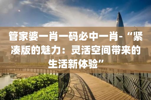 管家婆一肖一码必中一肖-“紧凑版的魅力：灵活空间带来的生活新体验”