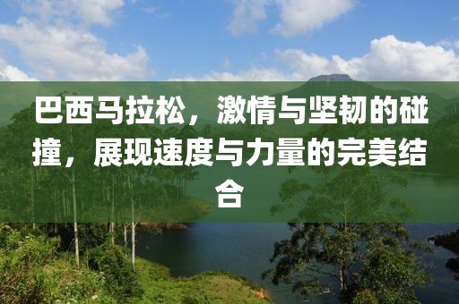 巴西马拉松，激情与坚韧的碰撞，展现速度与力量的完美结合