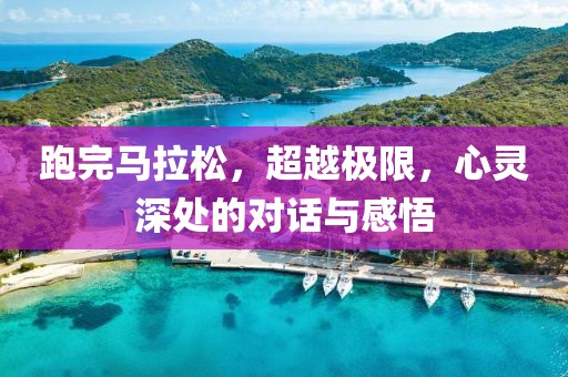跑完马拉松，超越极限，心灵深处的对话与感悟