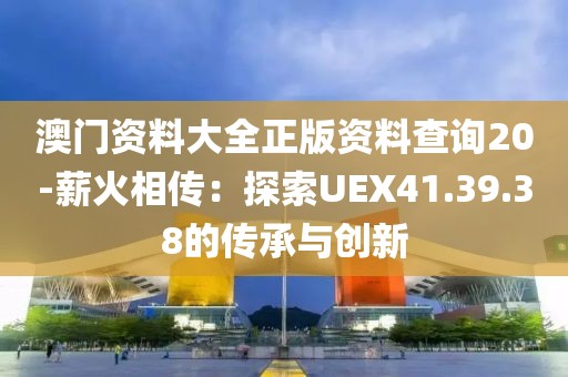 澳门资料大全正版资料查询20-薪火相传：探索UEX41.39.38的传承与创新