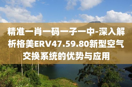 精准一肖一码一子一中-深入解析格美ERV47.59.80新型空气交换系统的优势与应用