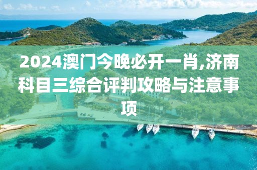 2024澳门今晚必开一肖,济南科目三综合评判攻略与注意事项