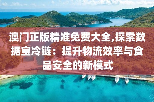 澳门正版精准免费大全,探索数据宝冷链：提升物流效率与食品安全的新模式