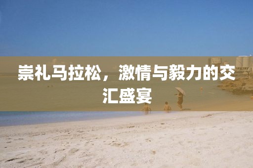 崇礼马拉松，激情与毅力的交汇盛宴