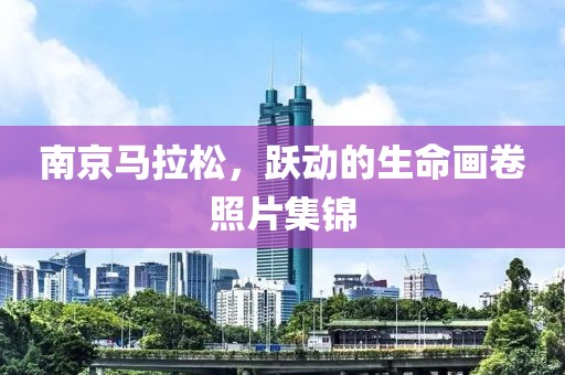 南京马拉松，跃动的生命画卷照片集锦