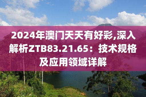 2024年澳门天天有好彩,深入解析ZTB83.21.65：技术规格及应用领域详解