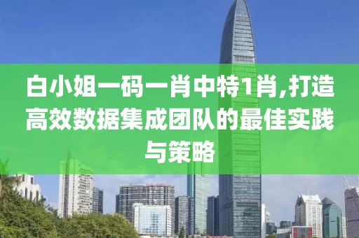 白小姐一码一肖中特1肖,打造高效数据集成团队的最佳实践与策略