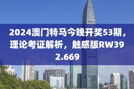 2024澳门特马今晚开奖53期，理论考证解析，触感版RW392.669