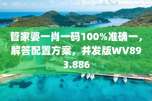管家婆一肖一码100%准确一，解答配置方案，并发版WV893.886