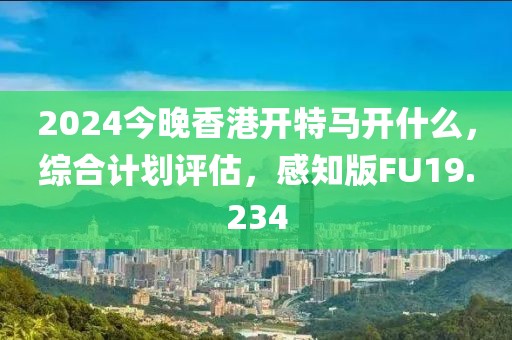 2024今晚香港开特马开什么，综合计划评估，感知版FU19.234