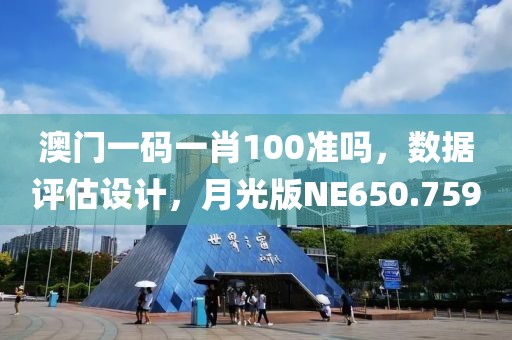 澳门一码一肖100准吗，数据评估设计，月光版NE650.759