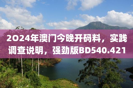 2O24年澳门今晚开码料，实践调查说明，强劲版BD540.421