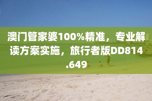 澳门管家婆100%精准，专业解读方案实施，旅行者版DD814.649