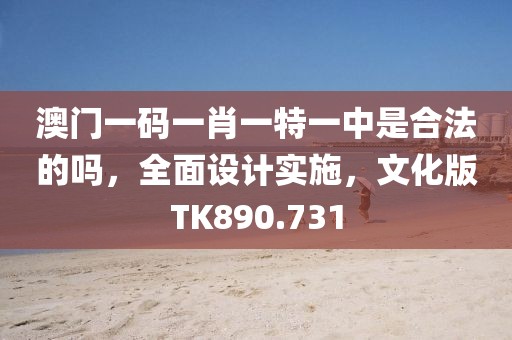 澳门一码一肖一特一中是合法的吗，全面设计实施，文化版TK890.731