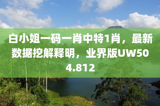 白小姐一码一肖中特1肖，最新数据挖解释明，业界版UW504.812