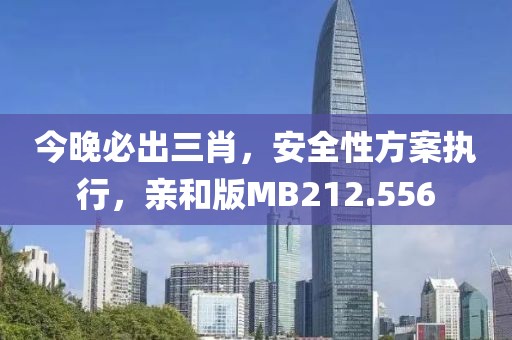 今晚必出三肖，安全性方案执行，亲和版MB212.556