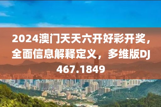 2024澳门天天六开好彩开奖，全面信息解释定义，多维版DJ467.1849