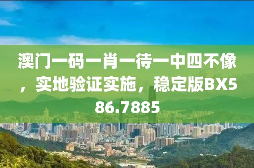 澳门一码一肖一待一中四不像，实地验证实施，稳定版BX586.7885