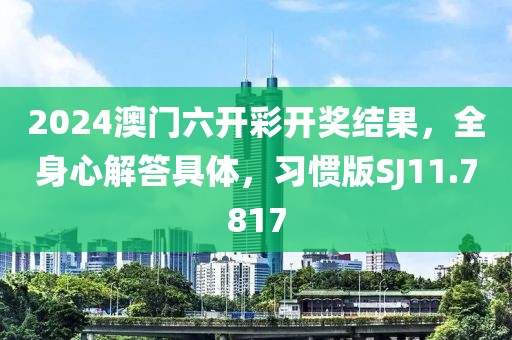 2024澳门六开彩开奖结果，全身心解答具体，习惯版SJ11.7817