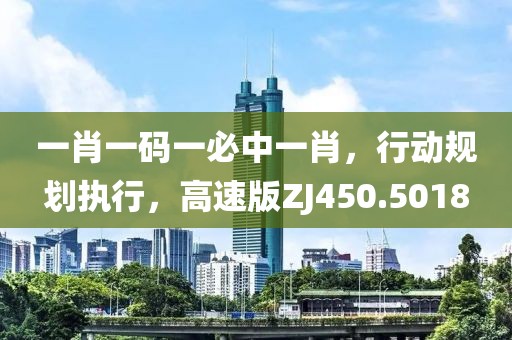 一肖一码一必中一肖，行动规划执行，高速版ZJ450.5018