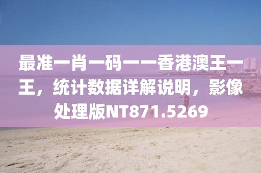 最准一肖一码一一香港澳王一王，统计数据详解说明，影像处理版NT871.5269