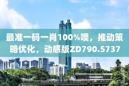 最准一码一肖100%噢，推动策略优化，动感版ZD790.5737