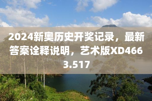 2024新奥历史开奖记录，最新答案诠释说明，艺术版XD4663.517