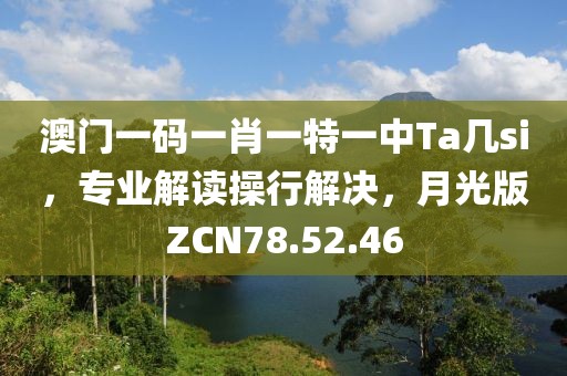 澳门一码一肖一特一中Ta几si，专业解读操行解决，月光版ZCN78.52.46