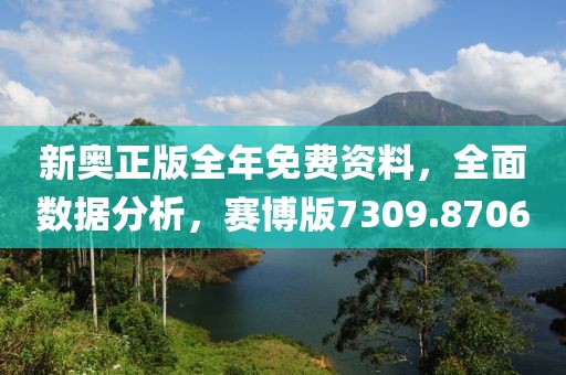 新奥正版全年免费资料，全面数据分析，赛博版7309.8706