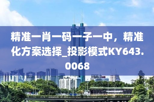 精准一肖一码一子一中，精准化方案选择_投影模式KY643.0068