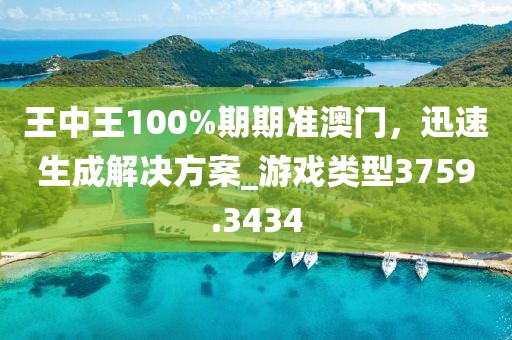 王中王100%期期准澳门，迅速生成解决方案_游戏类型3759.3434
