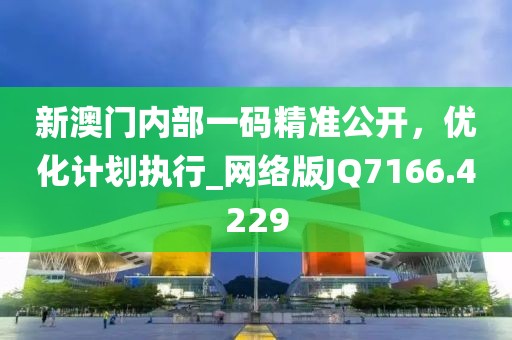 新澳门内部一码精准公开，优化计划执行_网络版JQ7166.4229