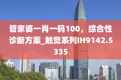 管家婆一肖一码100，综合性诊断方案_触觉系列IH9142.5335