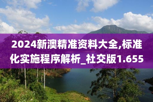 2024新澳精准资料大全,标准化实施程序解析_社交版1.655